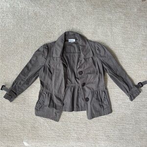 LOFT Women's Utility Jacket in Gray